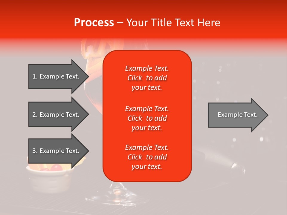 Straw Wine White PowerPoint Template