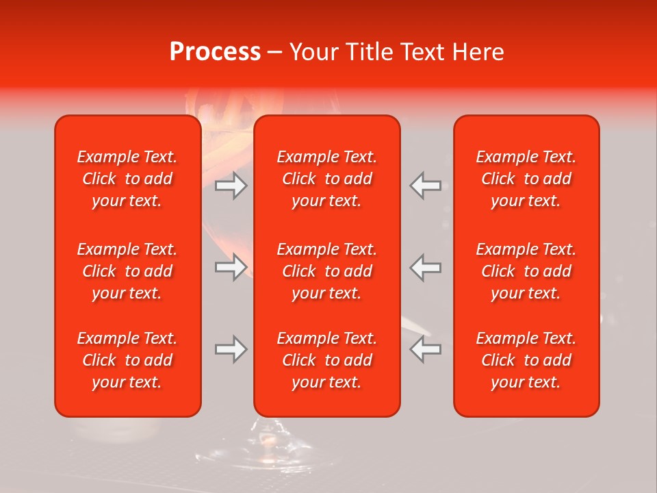 Straw Wine White PowerPoint Template