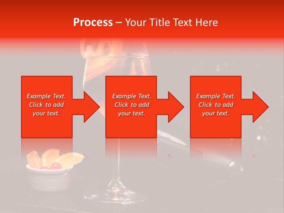 Straw Wine White PowerPoint Template