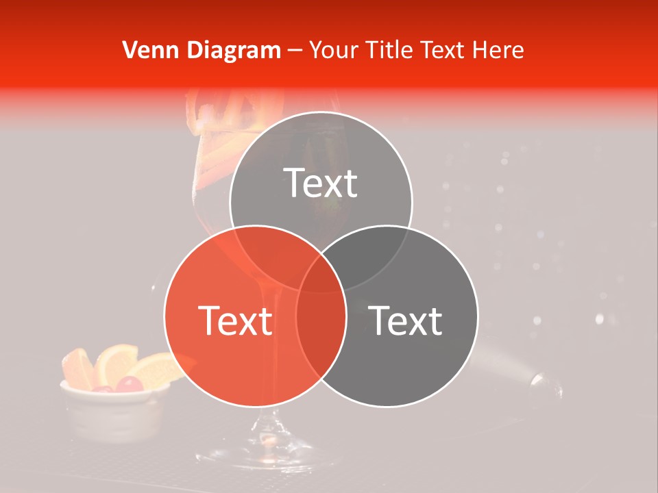 Straw Wine White PowerPoint Template