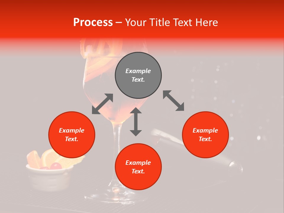 Straw Wine White PowerPoint Template