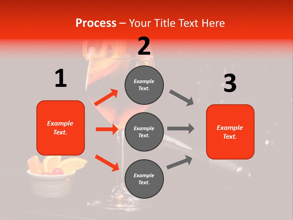 Straw Wine White PowerPoint Template