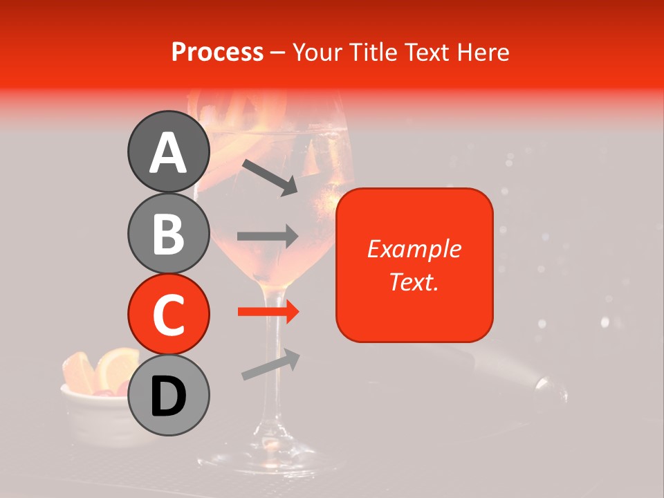 Straw Wine White PowerPoint Template