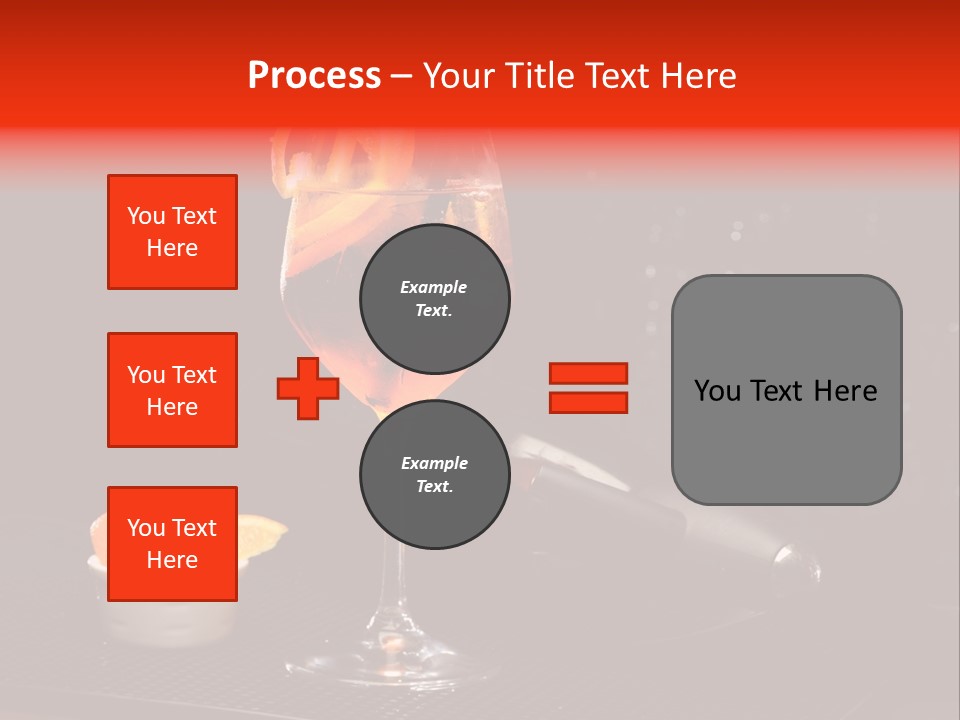 Straw Wine White PowerPoint Template