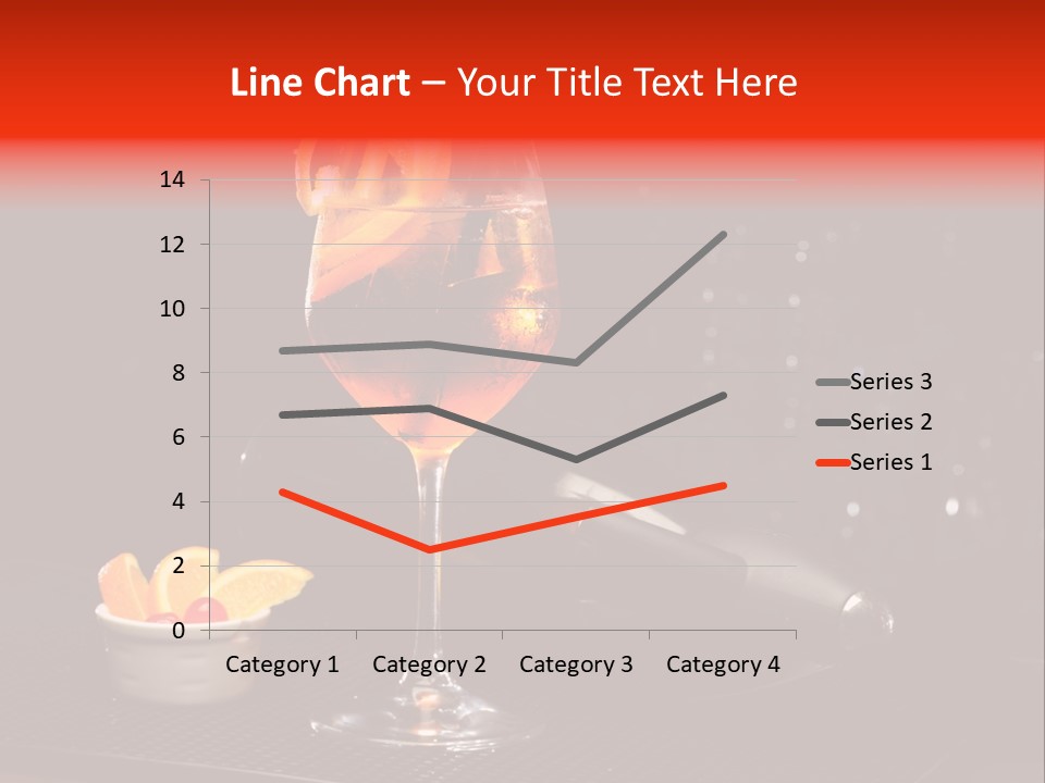 Straw Wine White PowerPoint Template