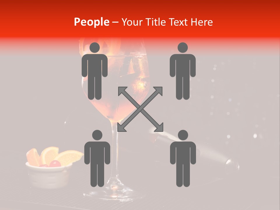 Straw Wine White PowerPoint Template