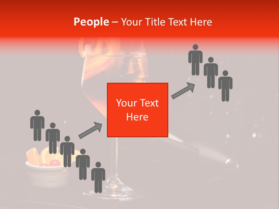 Straw Wine White PowerPoint Template