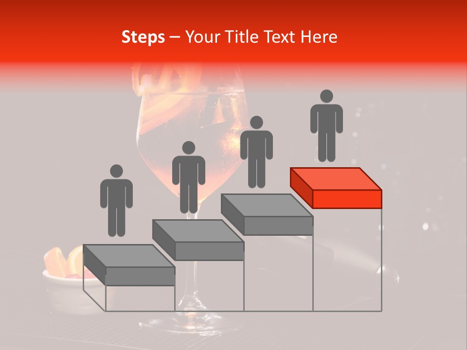 Straw Wine White PowerPoint Template