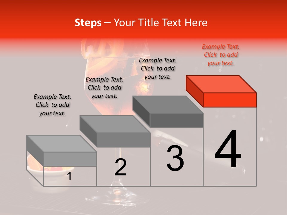 Straw Wine White PowerPoint Template