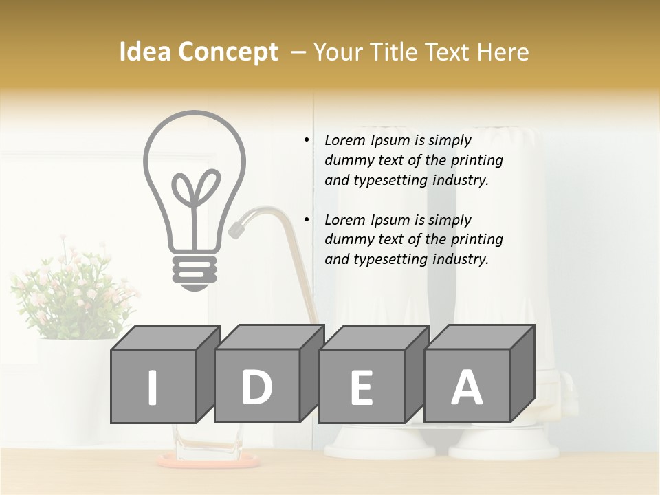 Healthy Purification Purifying PowerPoint Template
