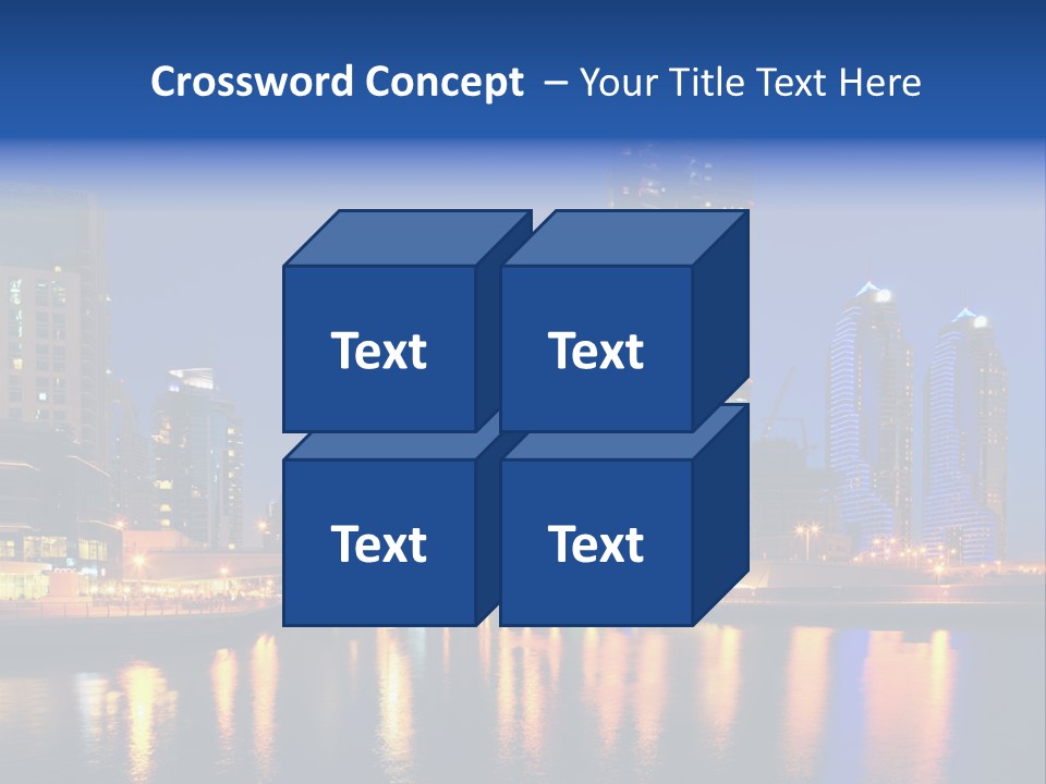 Scene United Yacht PowerPoint Template