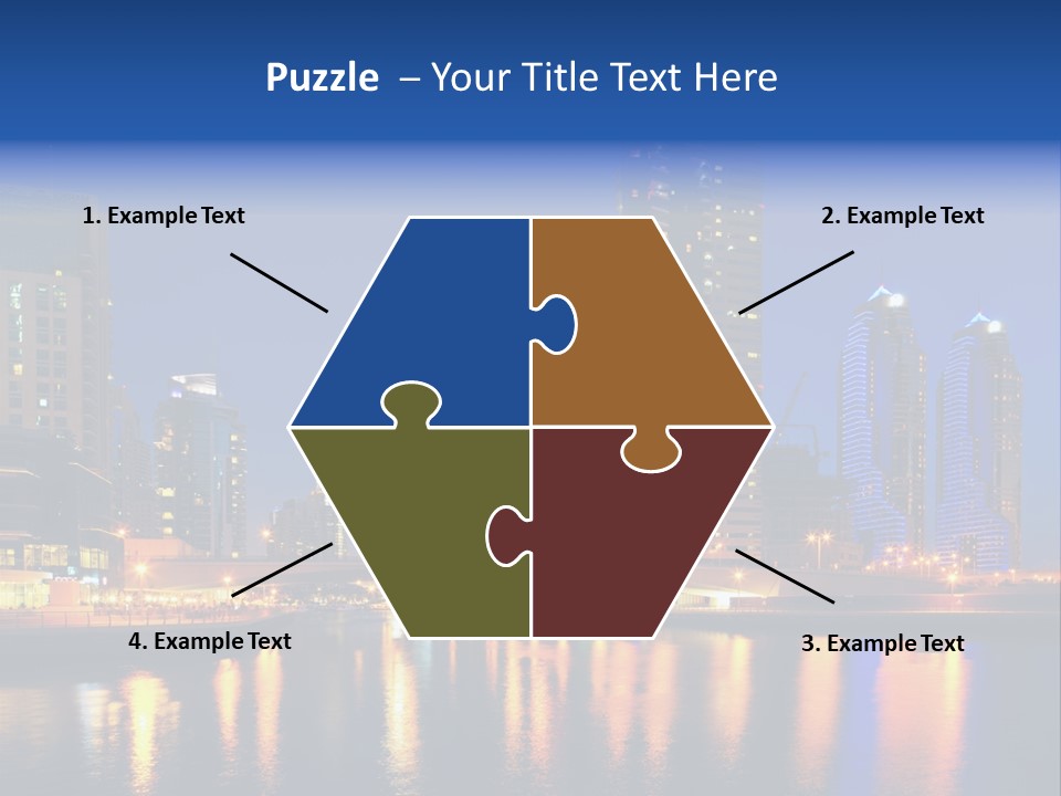 Scene United Yacht PowerPoint Template