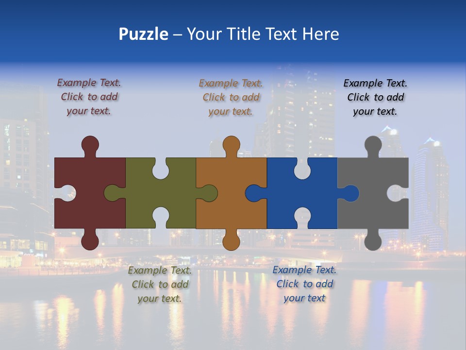 Scene United Yacht PowerPoint Template