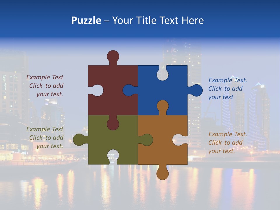 Scene United Yacht PowerPoint Template