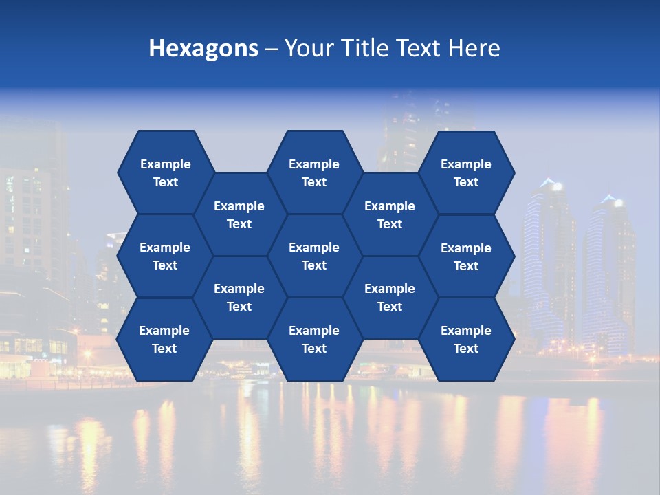 Scene United Yacht PowerPoint Template