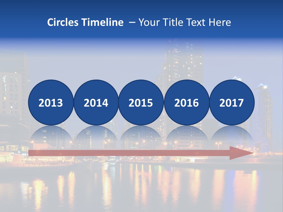 Scene United Yacht PowerPoint Template