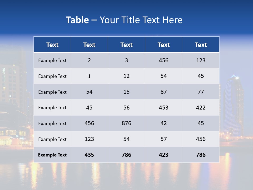 Scene United Yacht PowerPoint Template