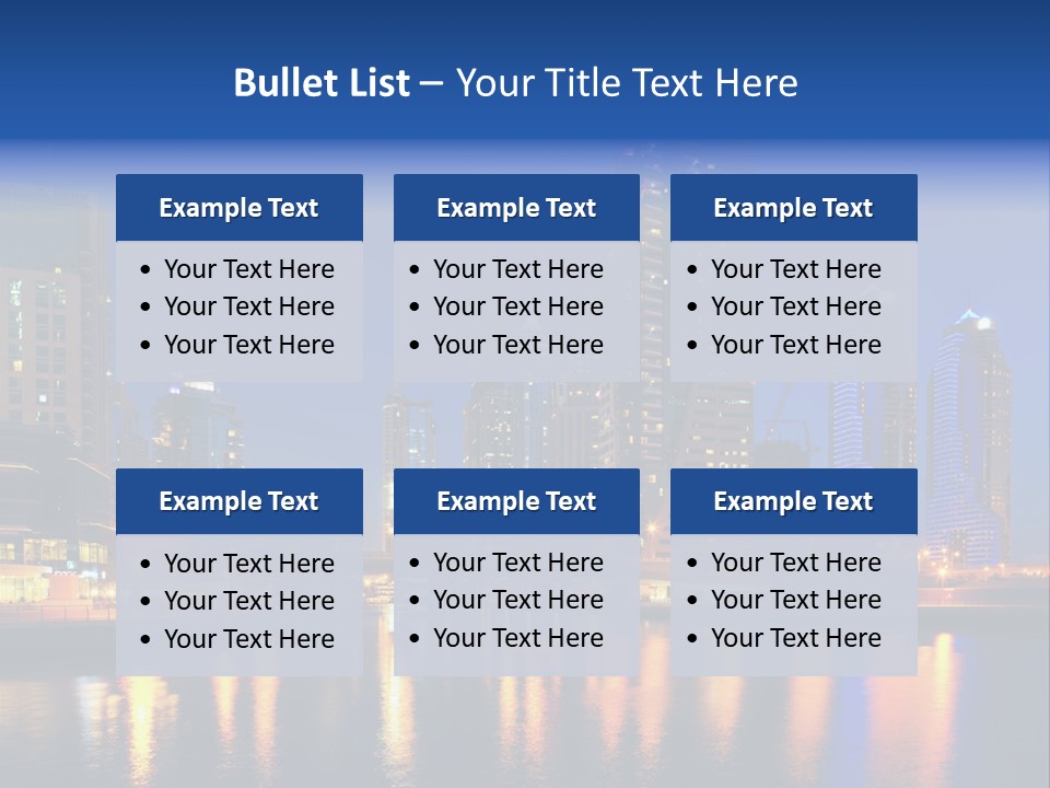 Scene United Yacht PowerPoint Template