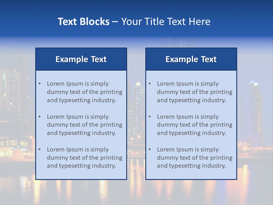 Scene United Yacht PowerPoint Template
