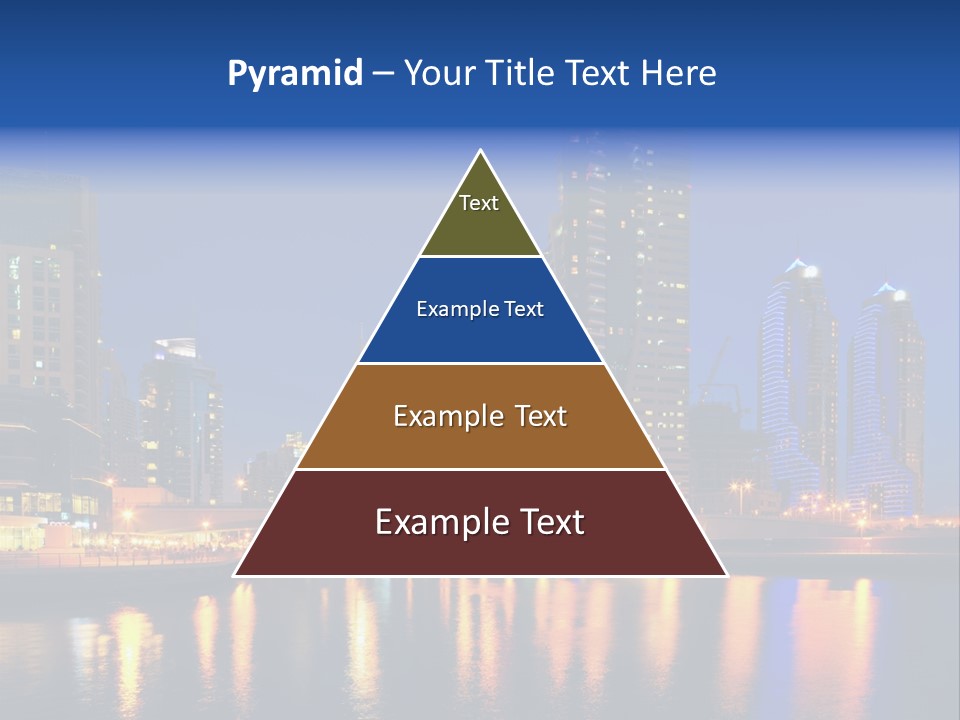 Scene United Yacht PowerPoint Template