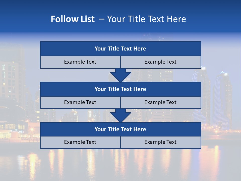 Scene United Yacht PowerPoint Template