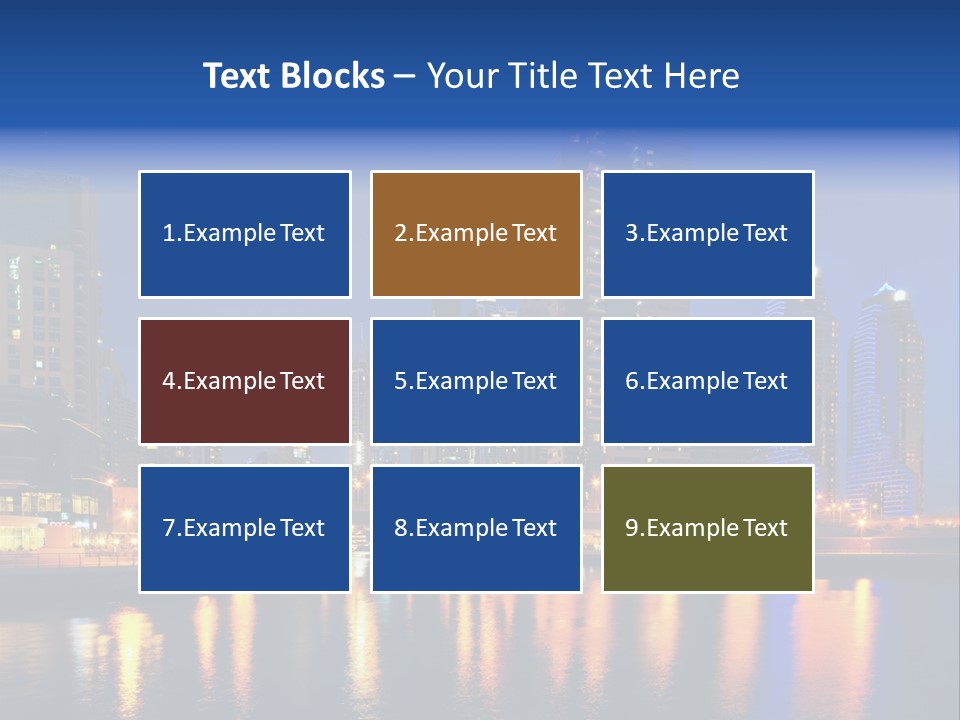 Scene United Yacht PowerPoint Template