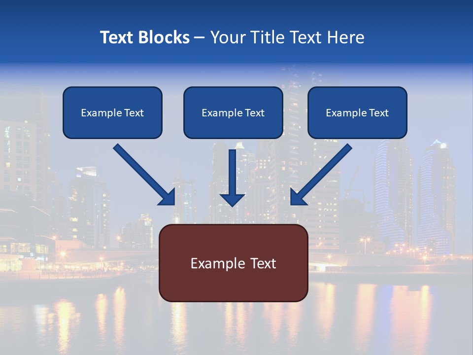 Scene United Yacht PowerPoint Template
