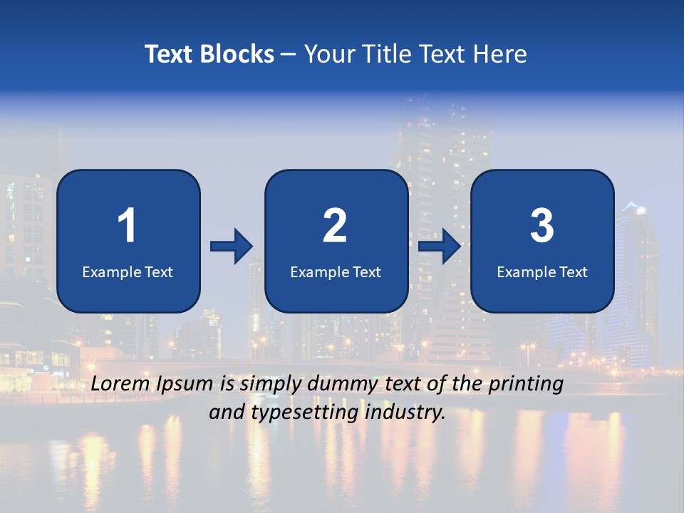 Scene United Yacht PowerPoint Template