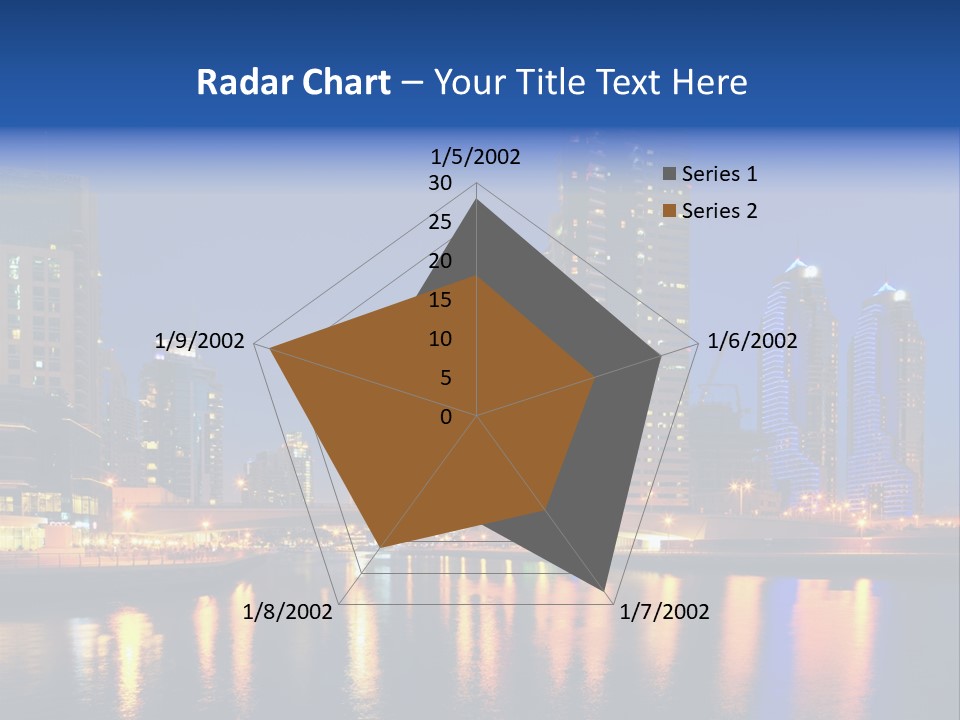 Scene United Yacht PowerPoint Template