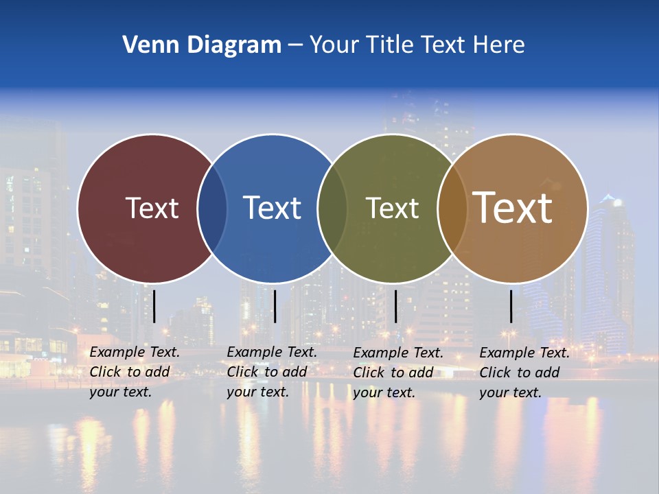 Scene United Yacht PowerPoint Template