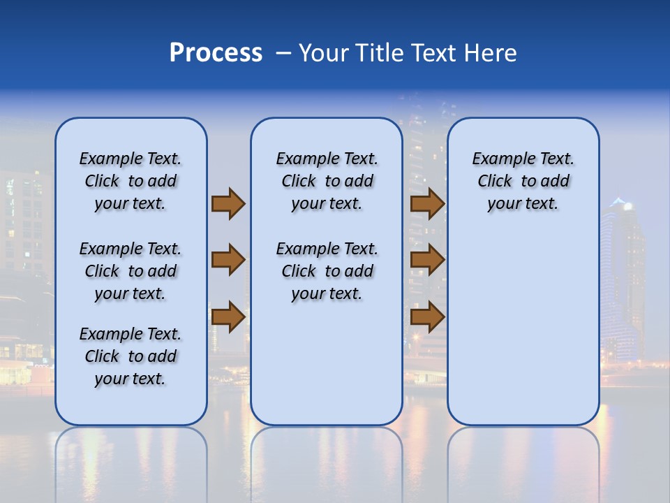 Scene United Yacht PowerPoint Template