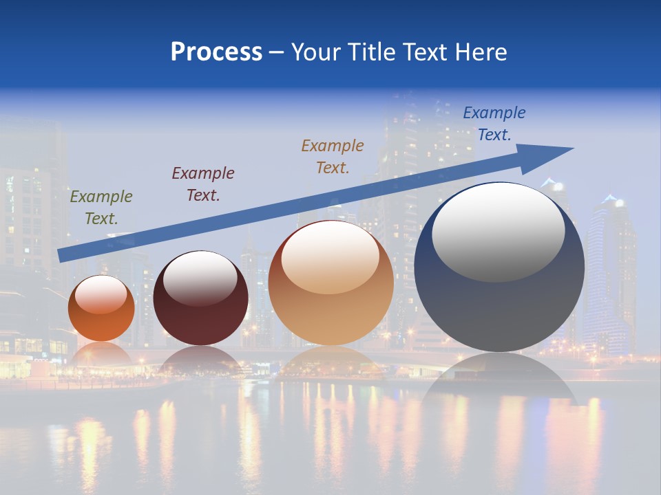 Scene United Yacht PowerPoint Template