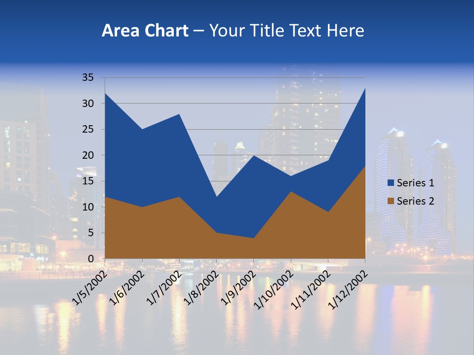Scene United Yacht PowerPoint Template