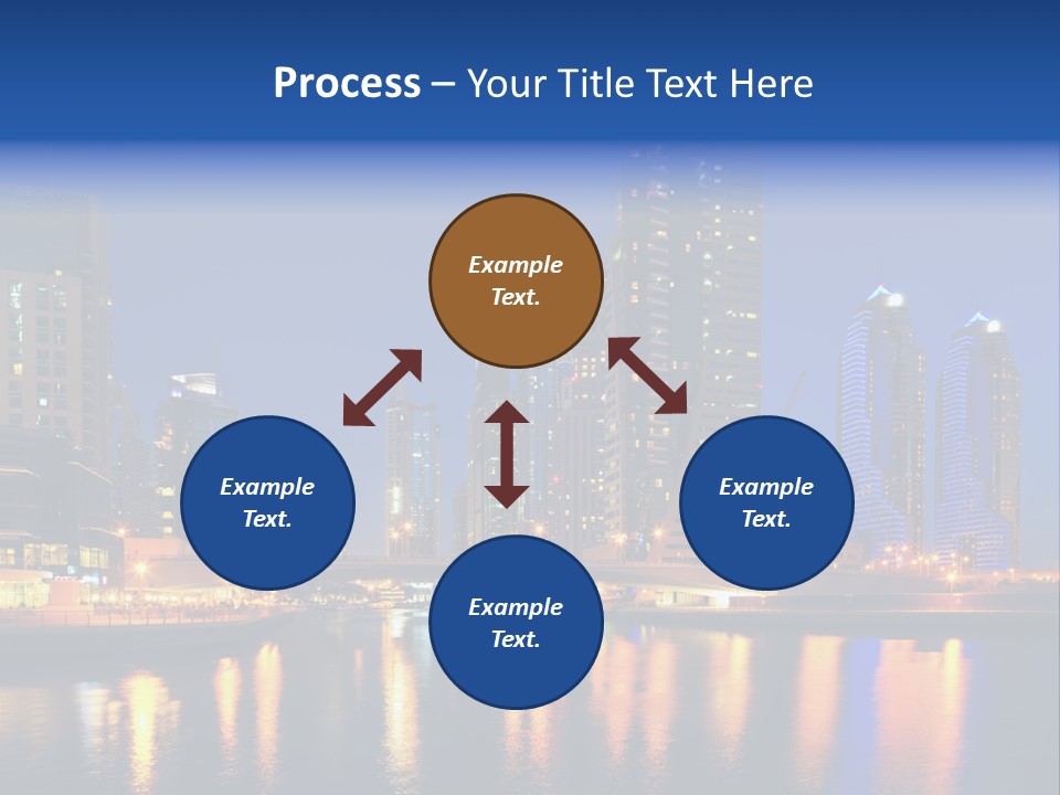 Scene United Yacht PowerPoint Template