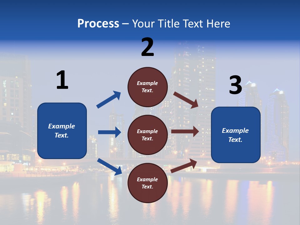 Scene United Yacht PowerPoint Template