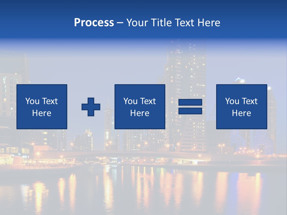 Scene United Yacht PowerPoint Template