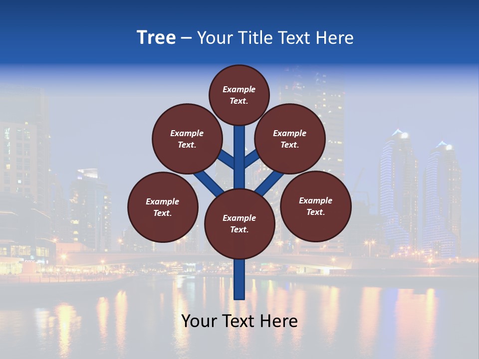 Scene United Yacht PowerPoint Template