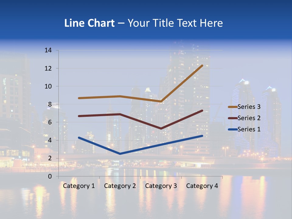 Scene United Yacht PowerPoint Template