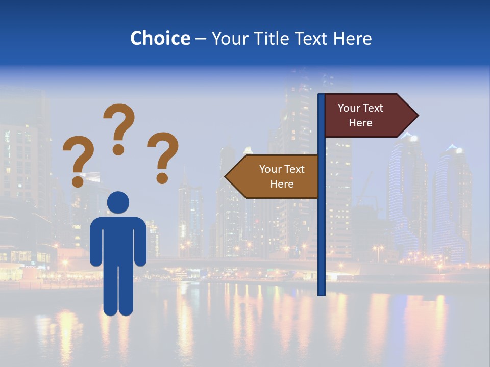 Scene United Yacht PowerPoint Template