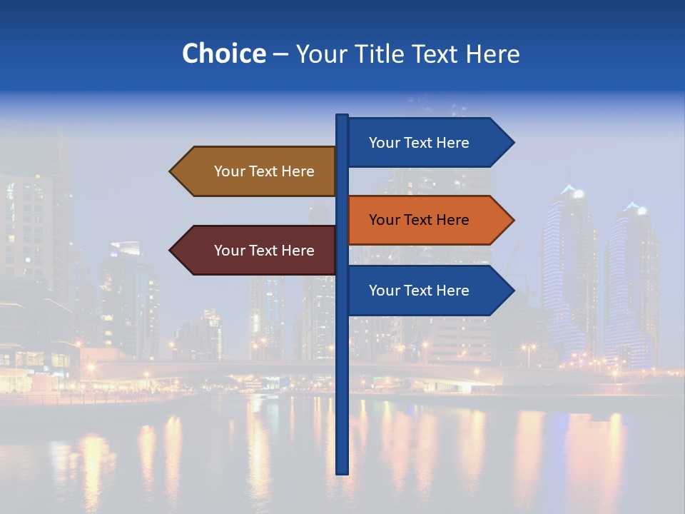 Scene United Yacht PowerPoint Template