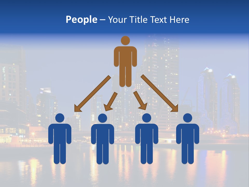 Scene United Yacht PowerPoint Template