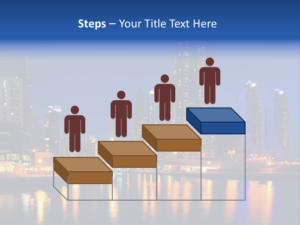 Scene United Yacht PowerPoint Template