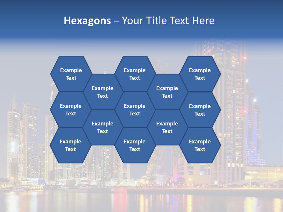 Emirates Cityscape Dubai PowerPoint Template