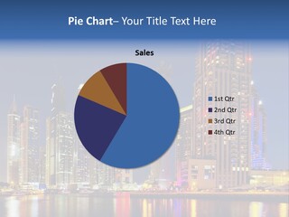 Emirates Cityscape Dubai PowerPoint Template