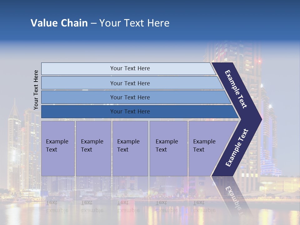 Emirates Cityscape Dubai PowerPoint Template