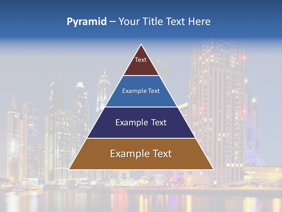 Emirates Cityscape Dubai PowerPoint Template