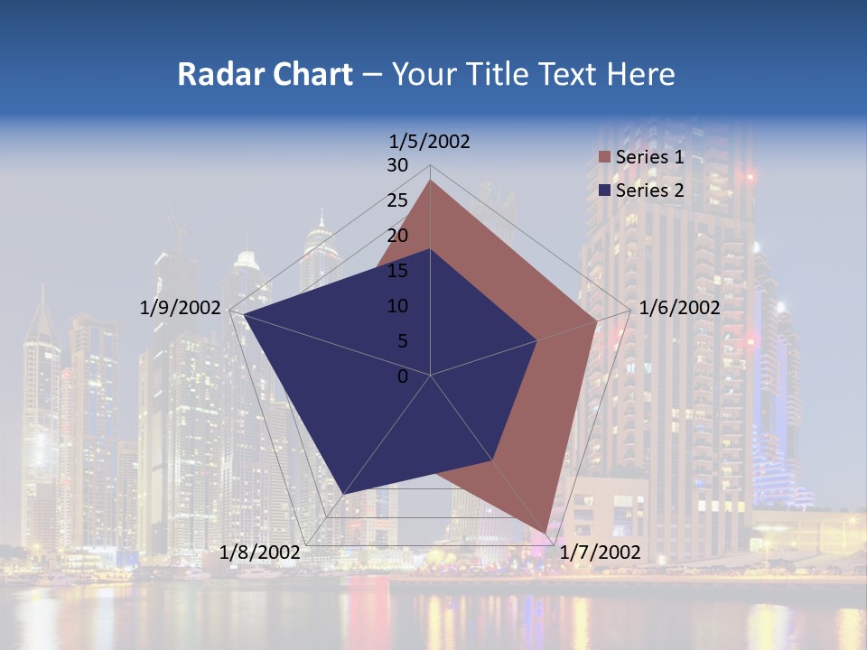 Emirates Cityscape Dubai PowerPoint Template