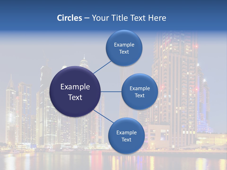 Emirates Cityscape Dubai PowerPoint Template