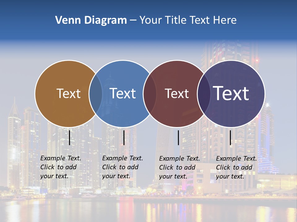 Emirates Cityscape Dubai PowerPoint Template