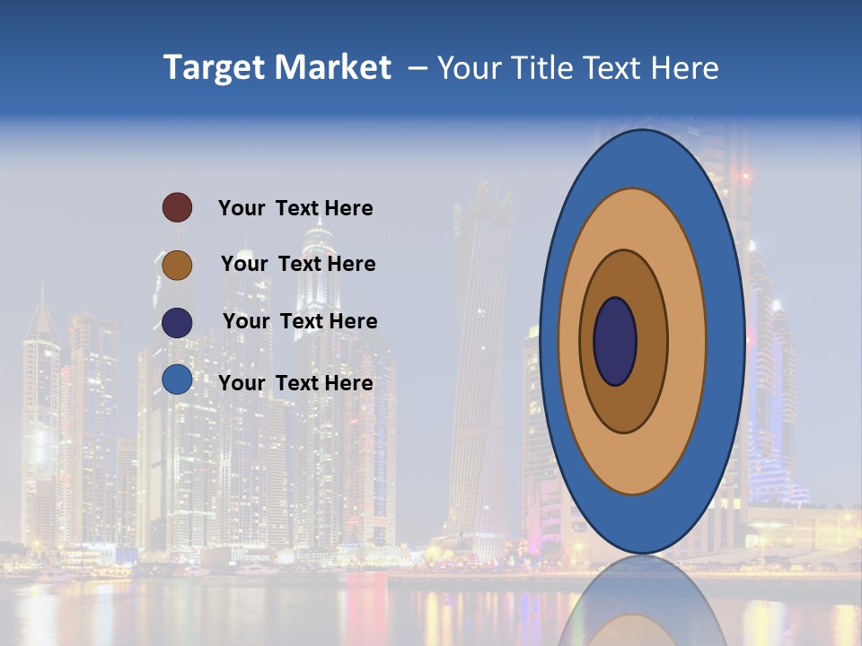 Emirates Cityscape Dubai PowerPoint Template